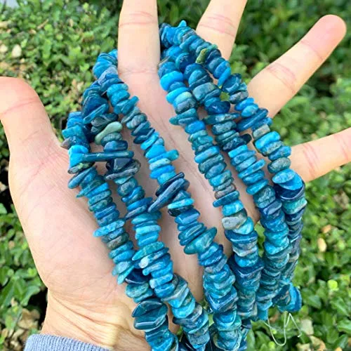 1 Strand Top Quality Natural Blue Kyanite Gemstone 7-12mmmm Center Drilled Rondelle Loose Stone Beads 15 Inch for Jewelry Making GZ7-12