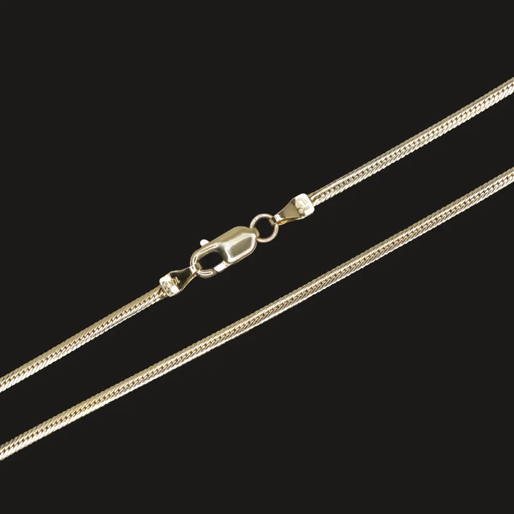 14k YELLOW GOLD BRANCH PENDANT NECKLACE SOLID LEAF CLASSIC EVERYDAY SIMPLE GIFT