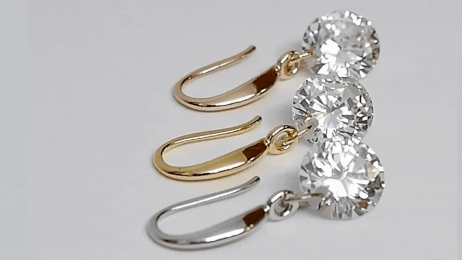 18K Naked IOBI Crystals Drill Sparkly Earrings – Bridal Collection: Choose Your Radiance