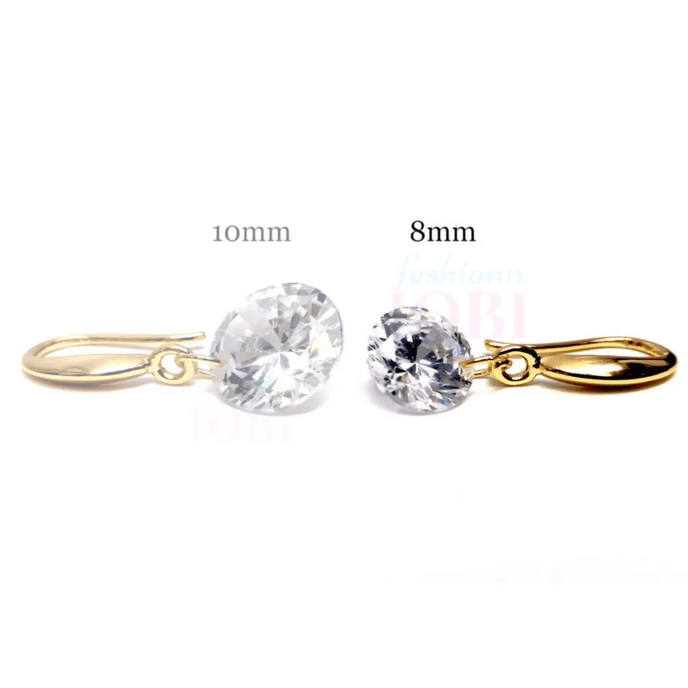 18K Naked IOBI Crystals Drill Sparkly Earrings – Bridal Collection: Choose Your Radiance