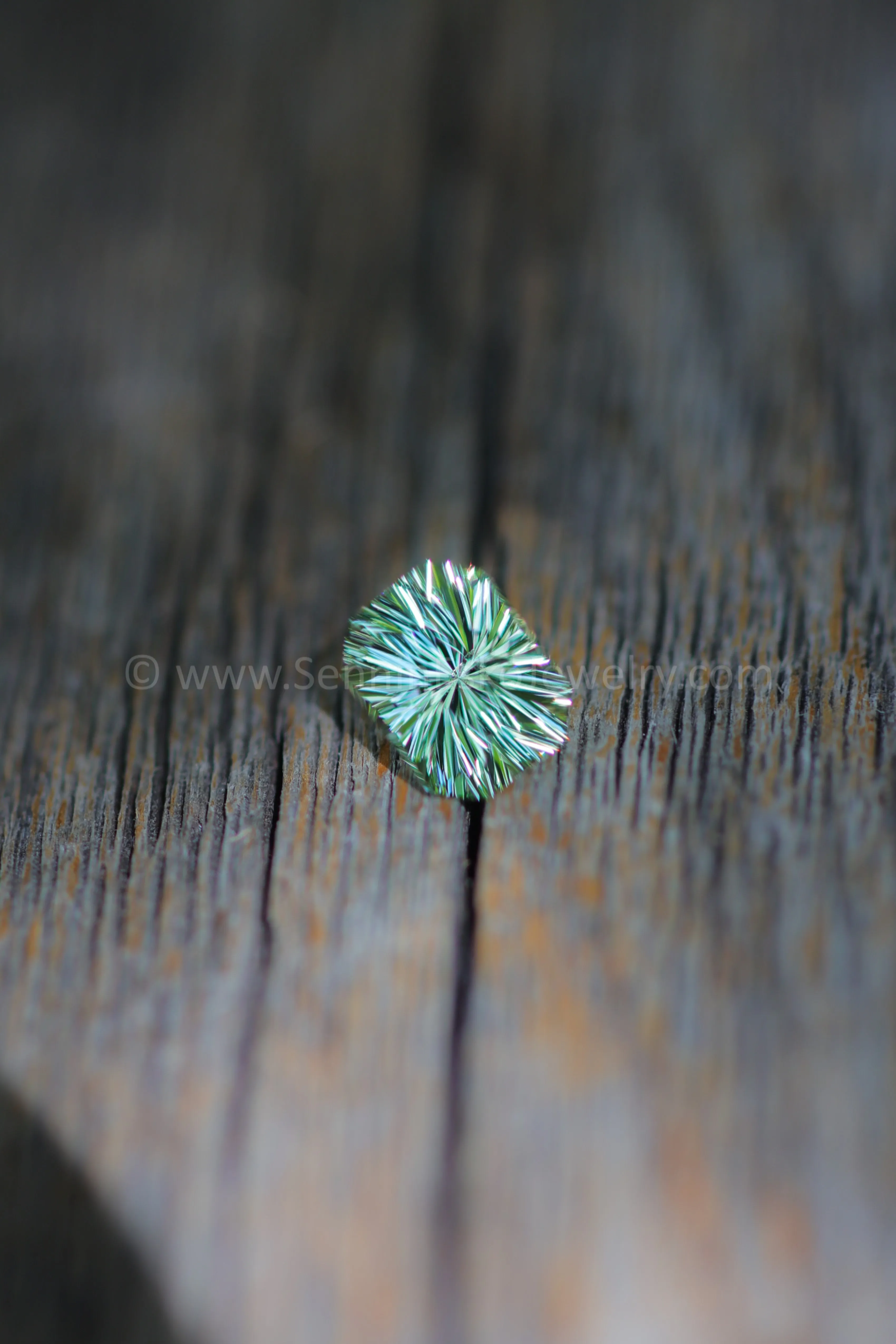 2.1 Carat Mint Beryl Octagon -  8.8x6.9mm - Galaxy Cut