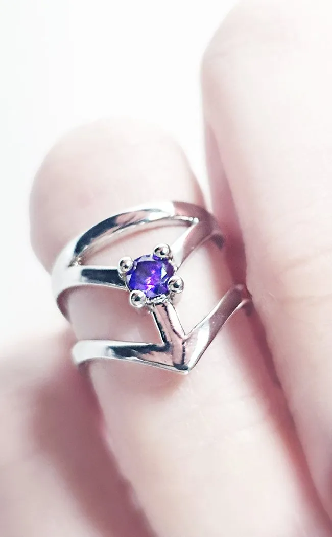 Affection Sterling Silver Midi Ring