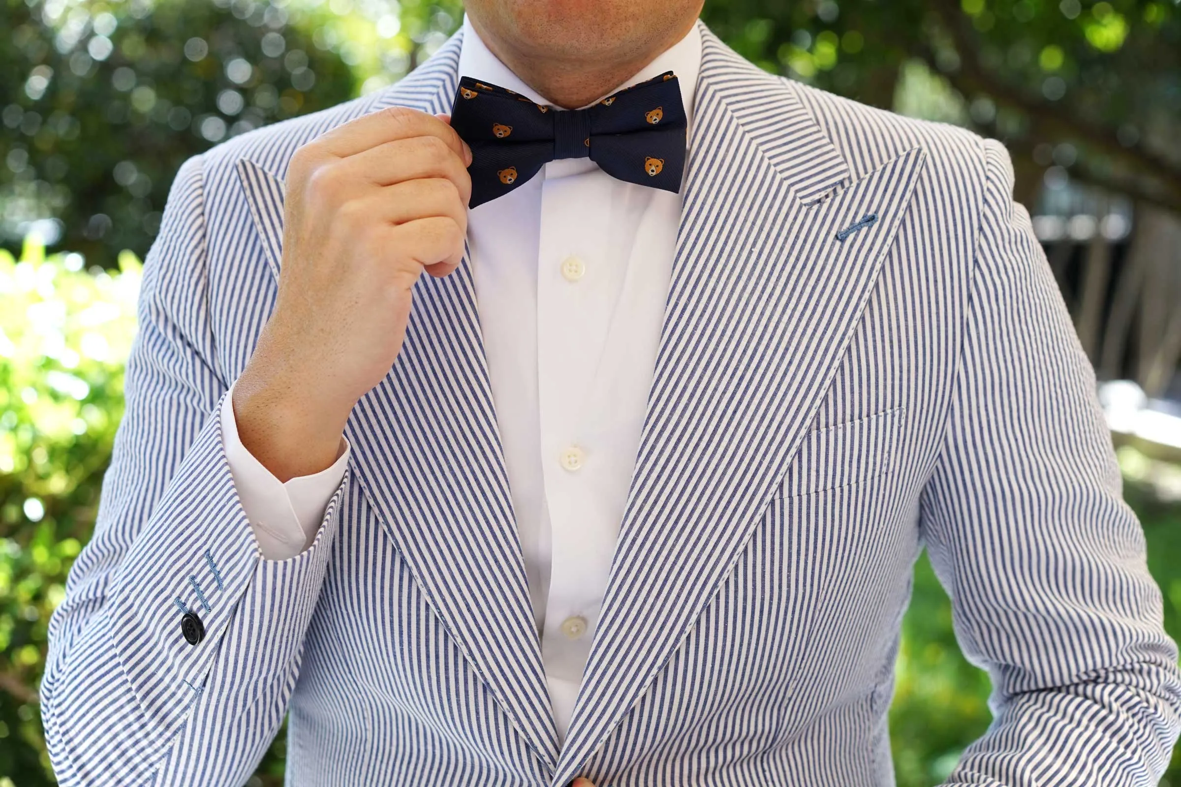 American Brown Bear Bow Tie