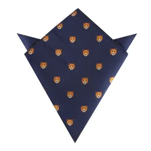 American Brown Bear Pocket Square