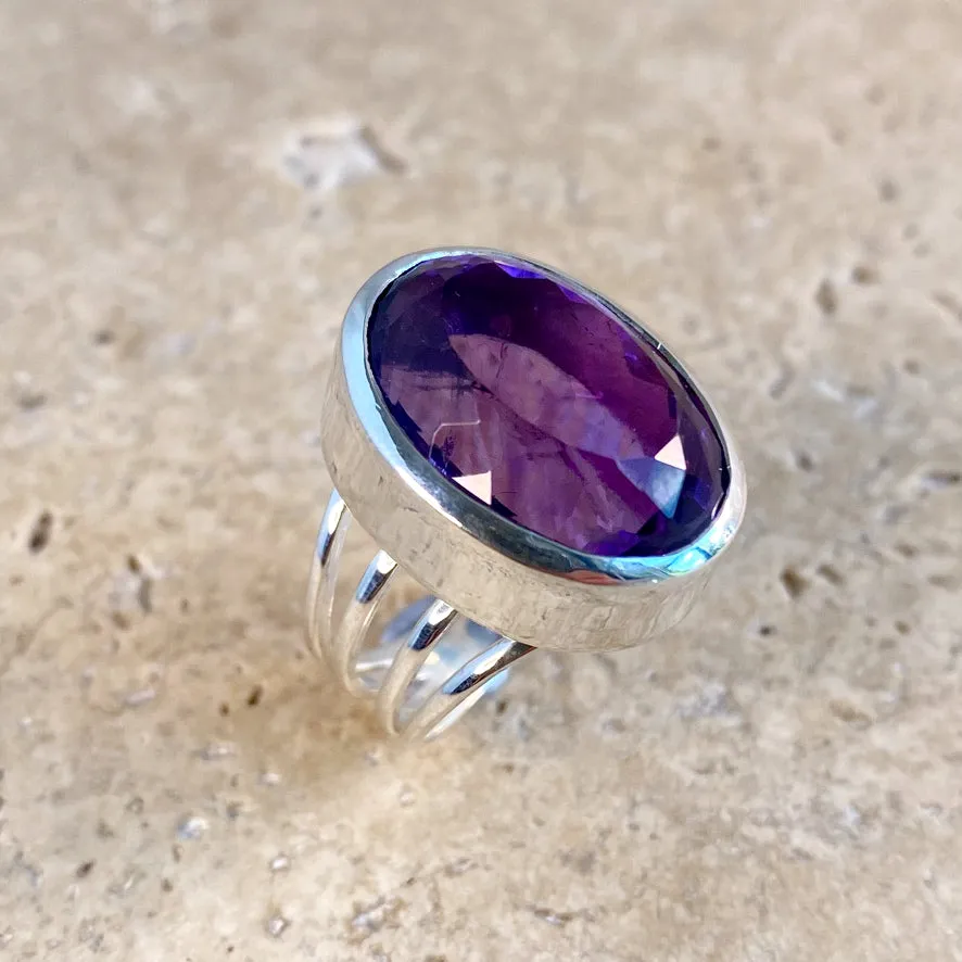 Amethyst Ring - Lila