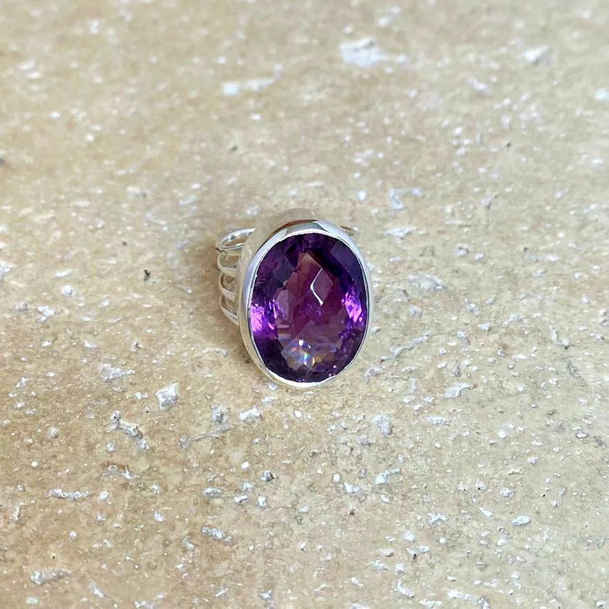 Amethyst Ring - Lila