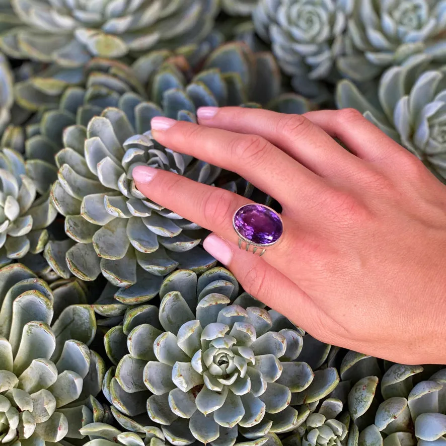 Amethyst Ring - Lila