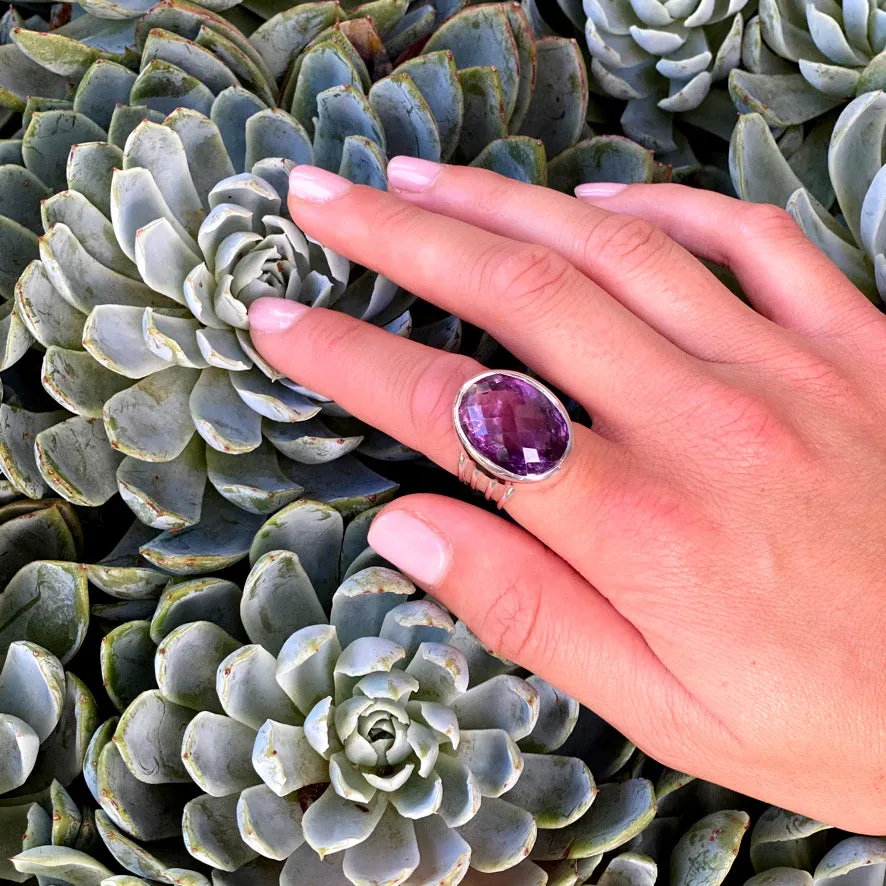 Amethyst Ring - Lila