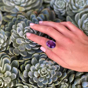 Amethyst Ring - Lila