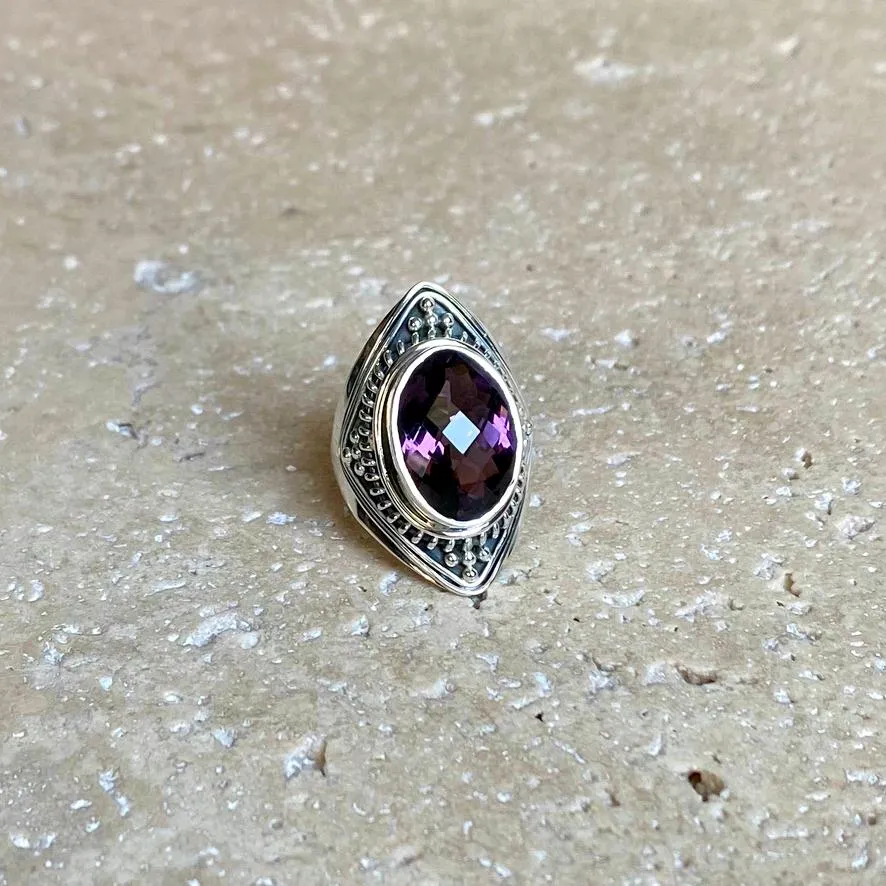 Amethyst Ring - Omana