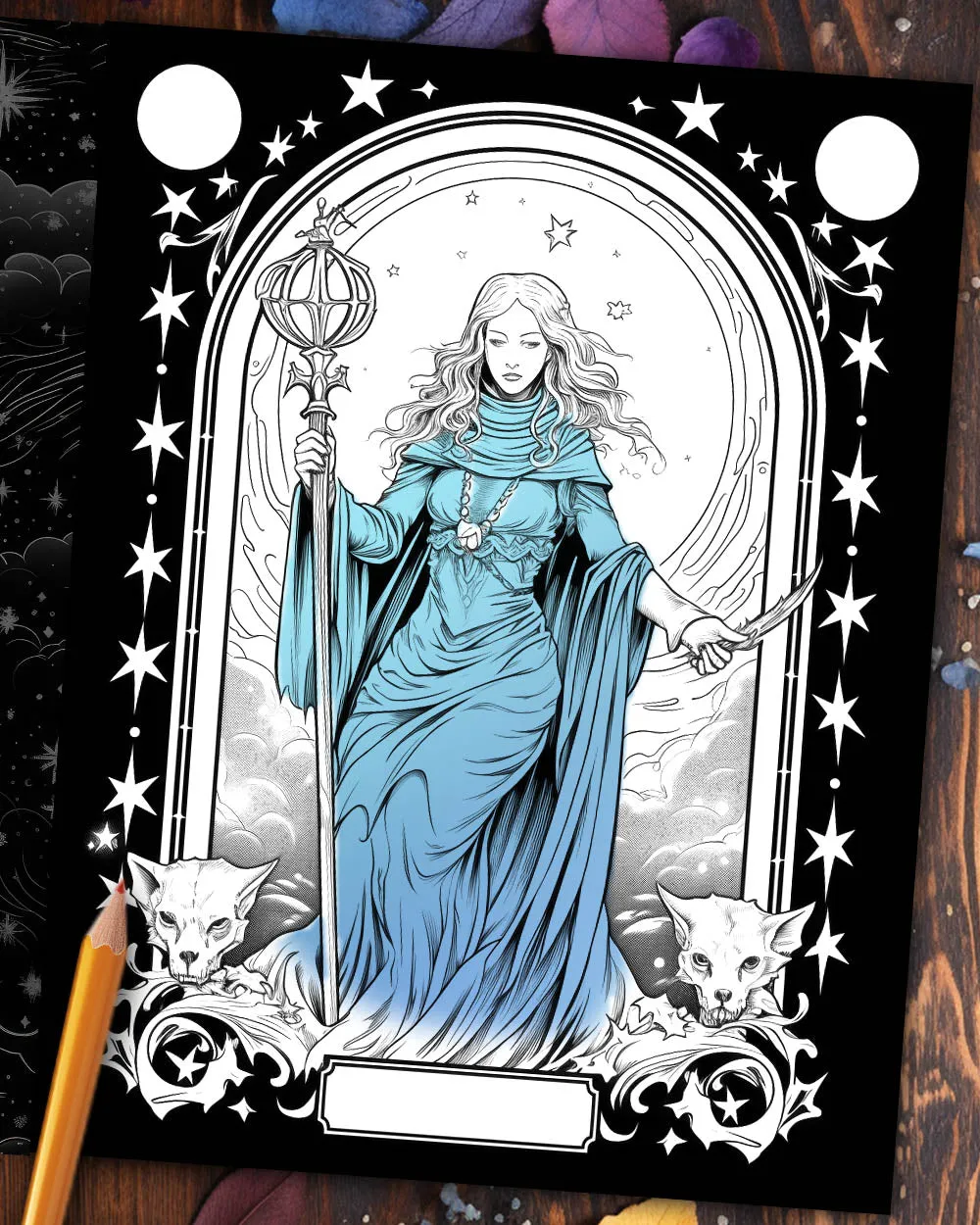 Arcane Tarot: A Mystifying Tarot Coloring Book for Adults with Victorian Inspired Poems