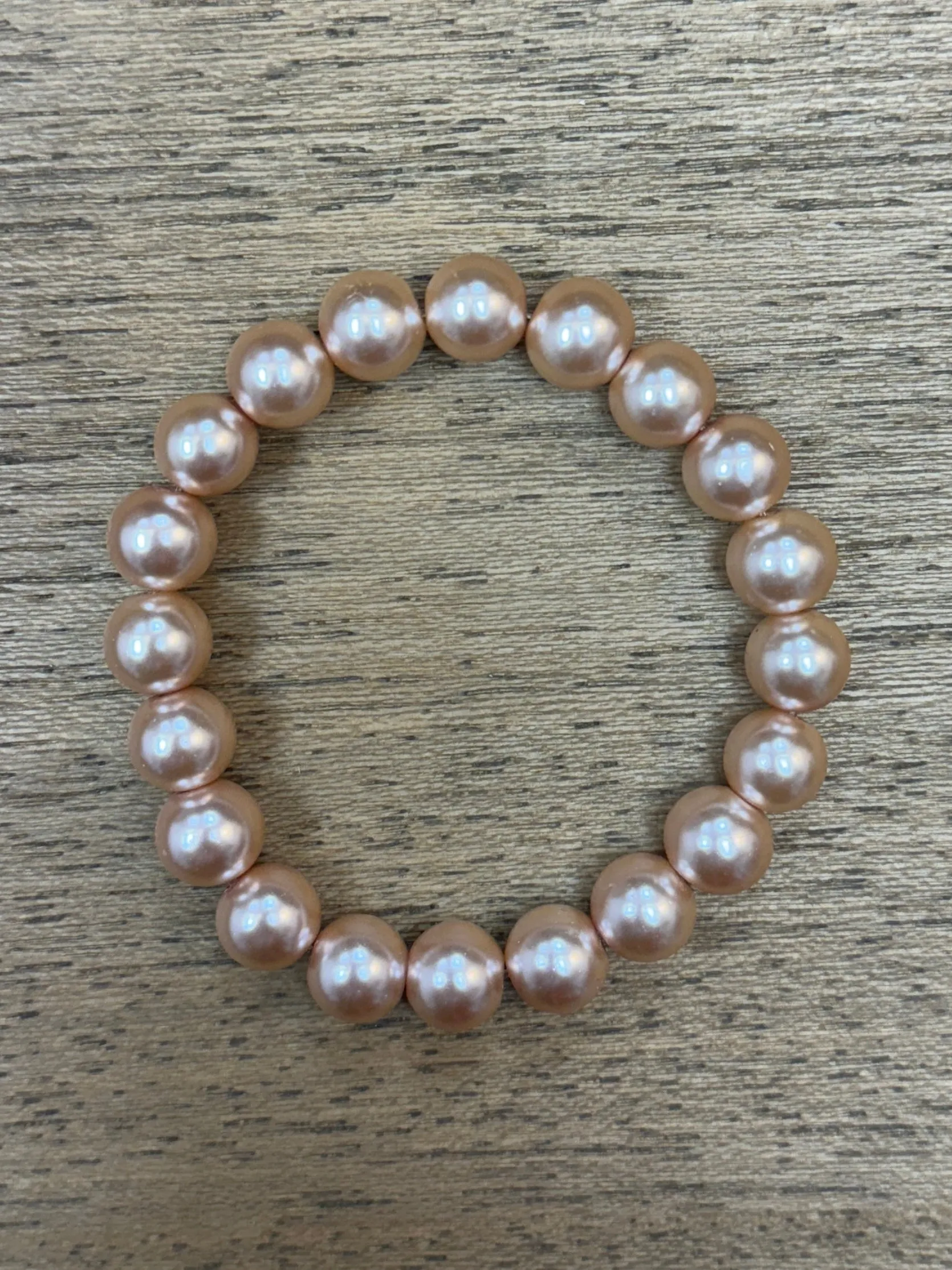 Beige Pearl 10mm Bracelet