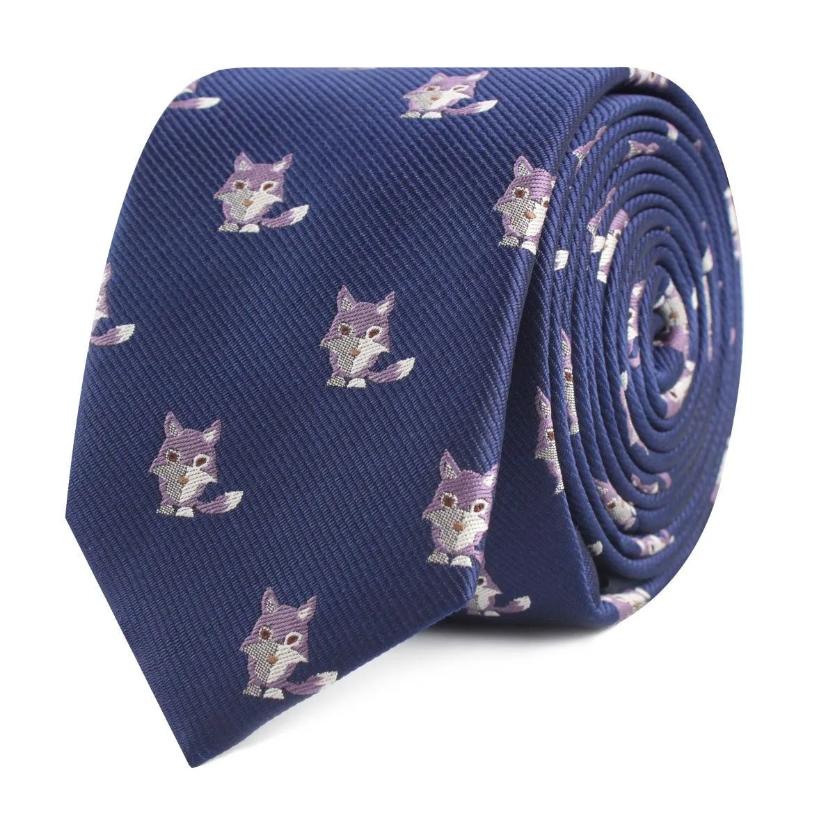 Bengal Wolf Skinny Tie