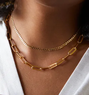 Chunky Paperclip Chain Necklace