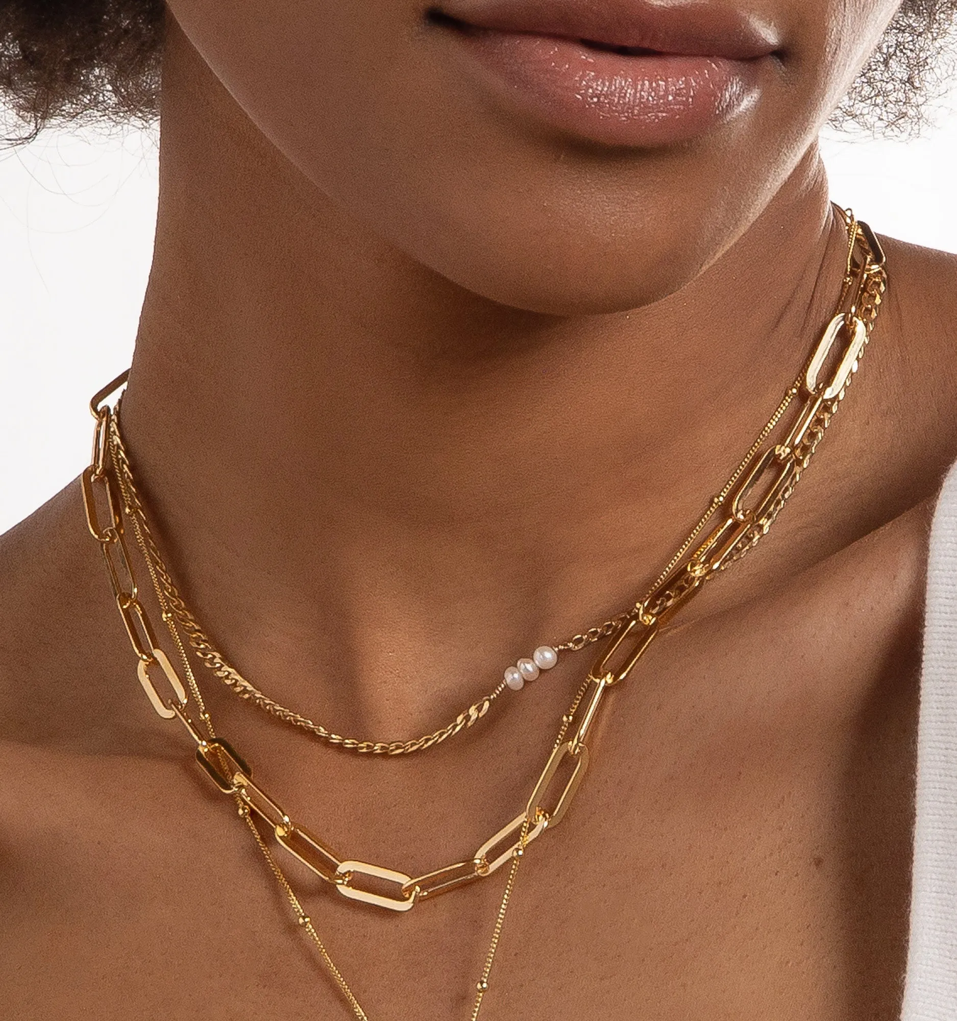 Chunky Paperclip Chain Necklace