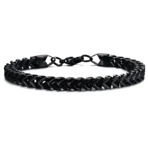 Classy Men Black Foxtail Bracelet