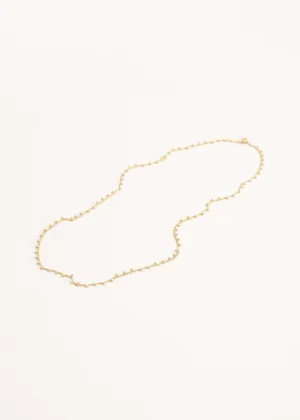 CLEM SIMPLE BALL NECKLACE - GOLD