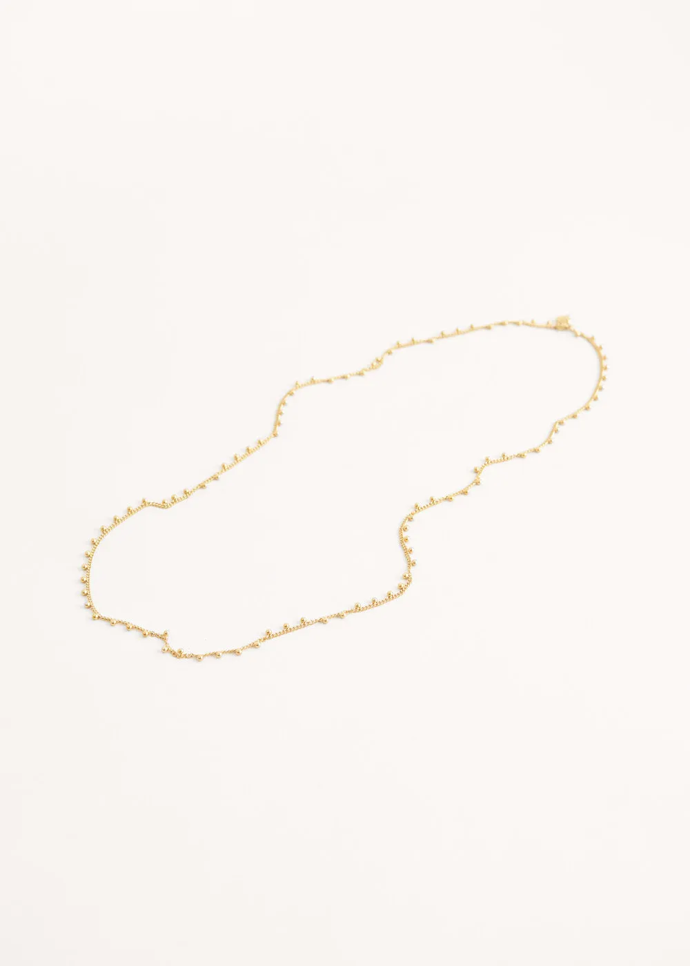 CLEM SIMPLE BALL NECKLACE - GOLD