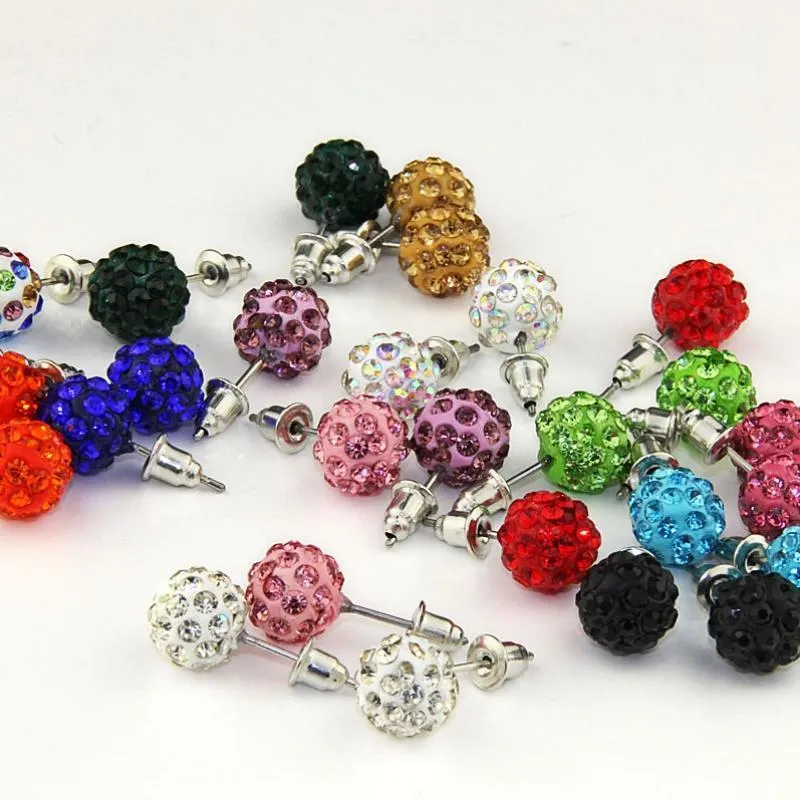 Dainty Disco 14 Pair Post Earrings Set