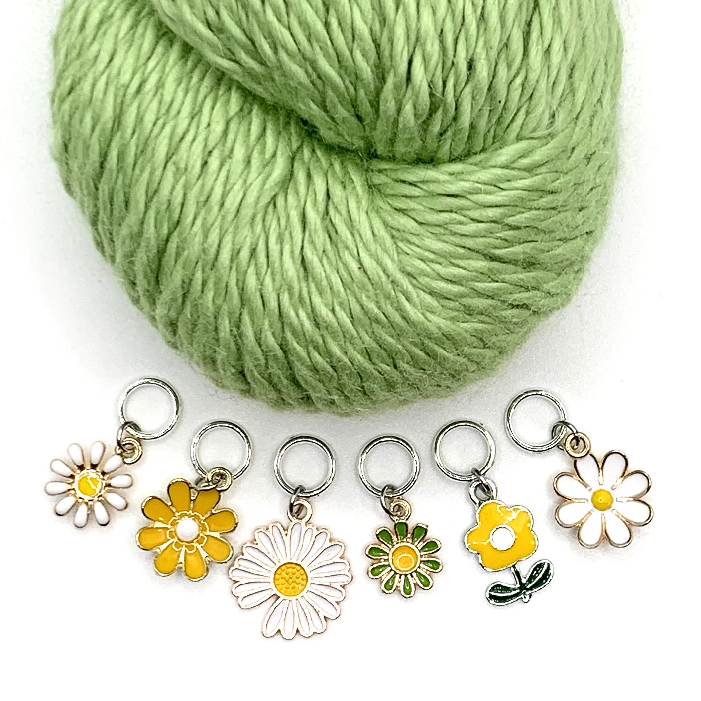 Daisies Knitting Stitch Markers | Summer Gift