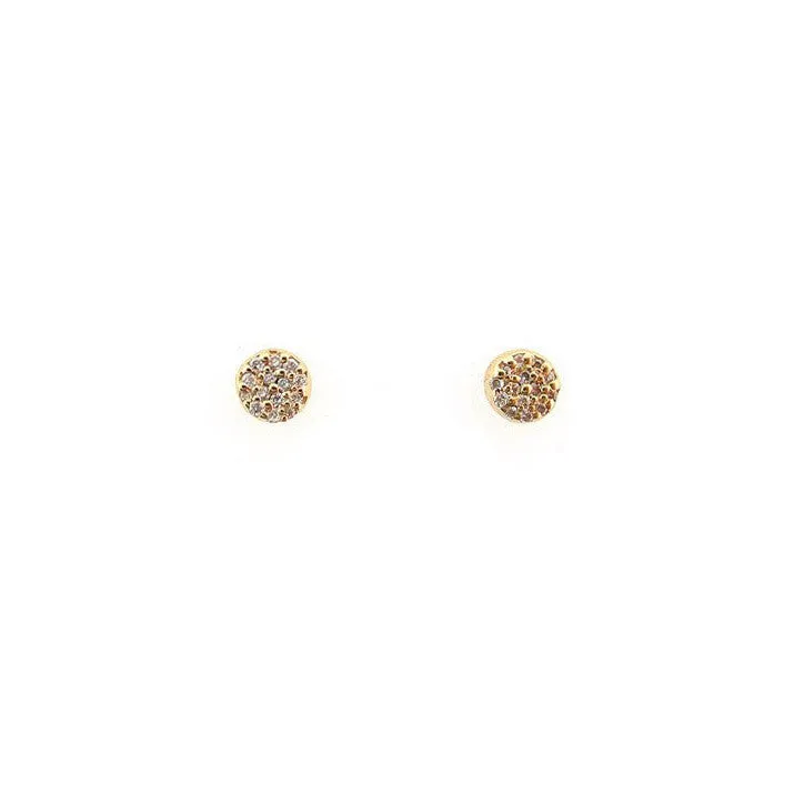 Diamond Circle Studs