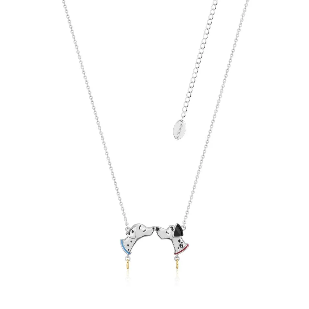 Disney Couture Kingdom 101 Dalmatians Perdita & Pongo Kissing Dogs Necklace