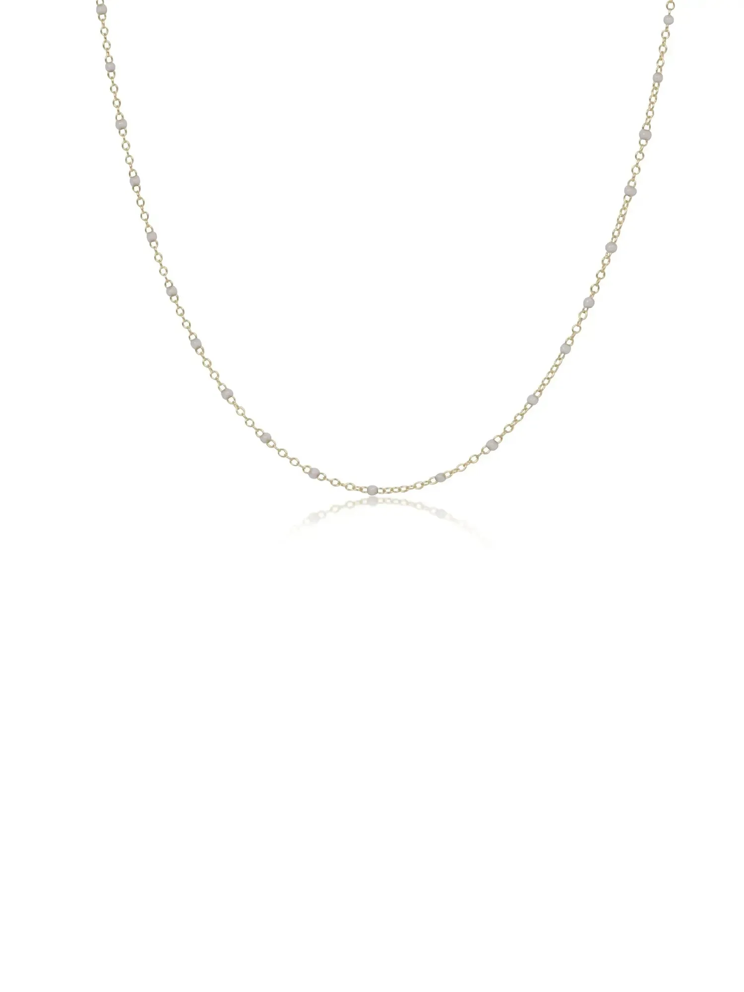 enewton Classic Simplicity Chain Pearl Bead Choker: 2mm