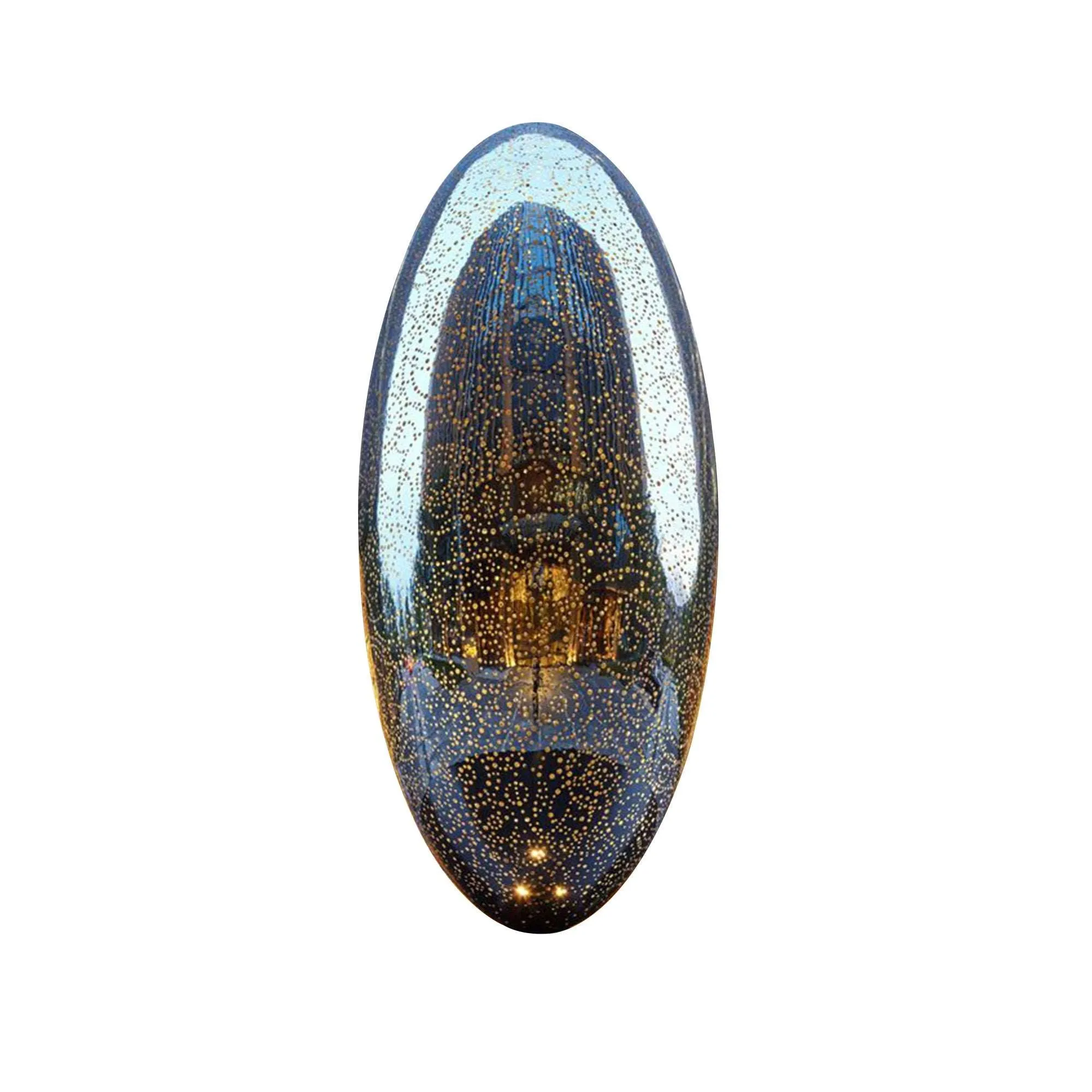 FINEST Outdoor Illuminated Oval Stainless Steel Sculpture FS-087