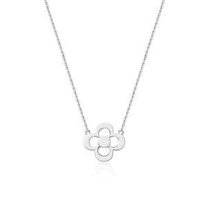 Four-leaf Clover Silver Necklace