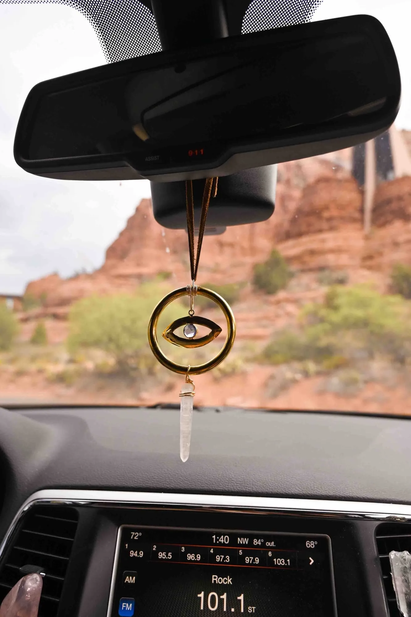 Good Fortune Evil Eye Car Charm