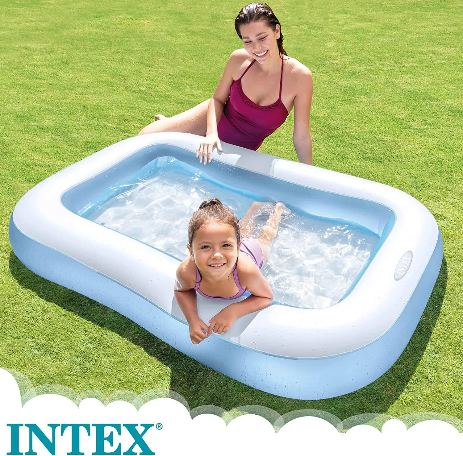 Intex Inflatable Baby Pool with Soft Floor