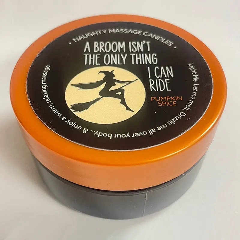 Kama Sutra Massage Candle “A Broom” Pumpkin Spice