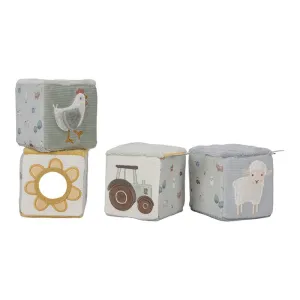 Little Dutch Set of Four Cubes - Little Farm