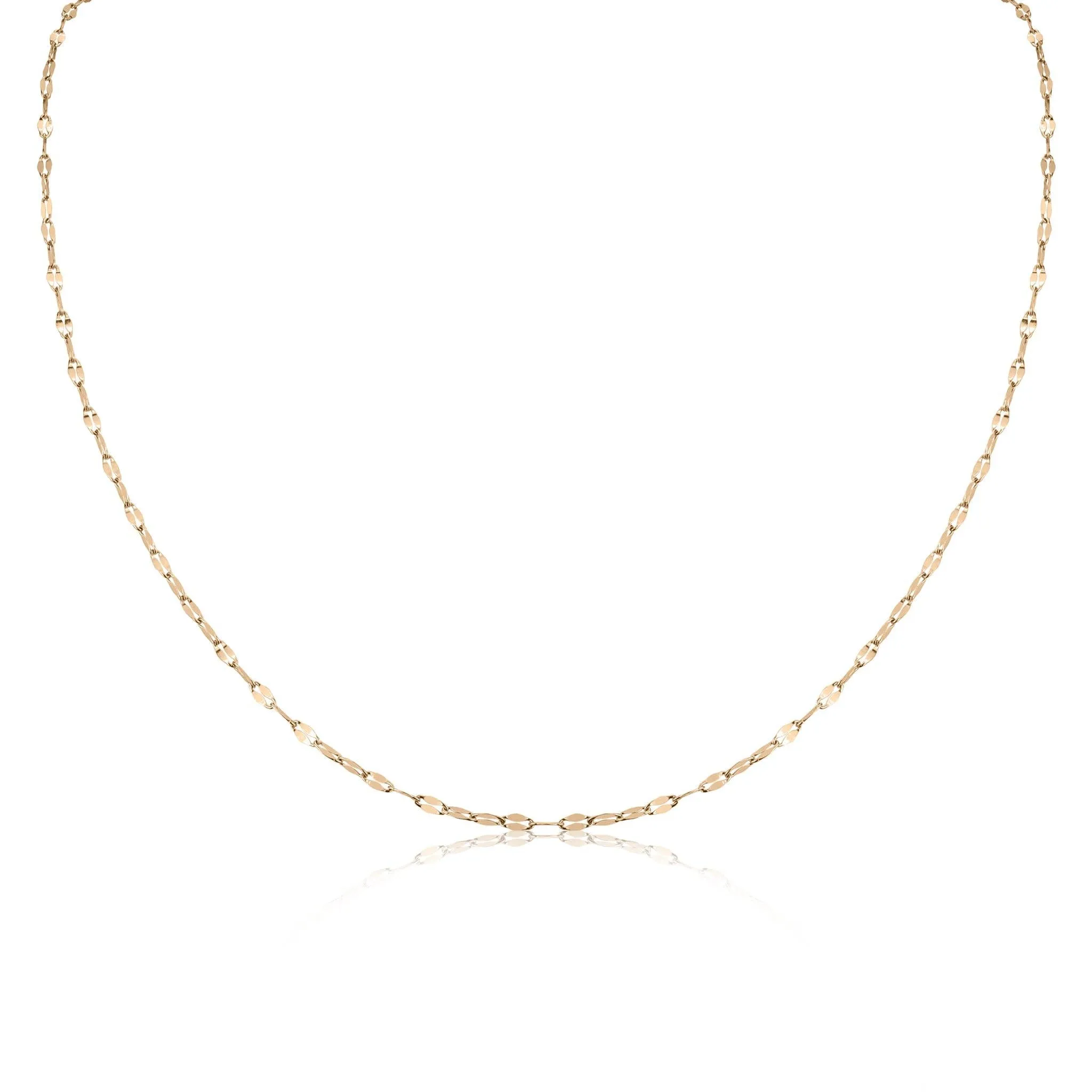 Lola Gold Stainless Steel PVD Lip Chain Necklace