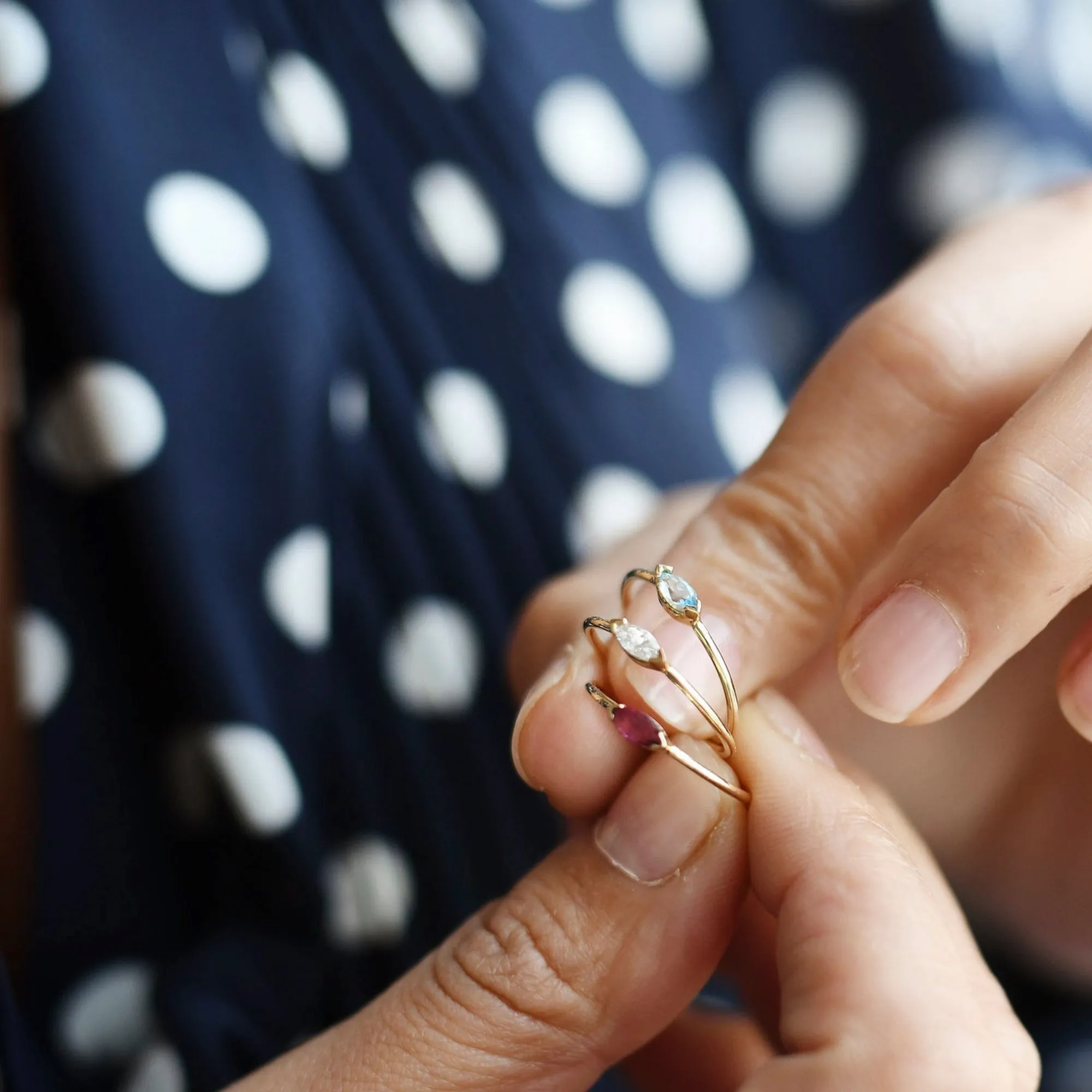 Marquise Wink Ring