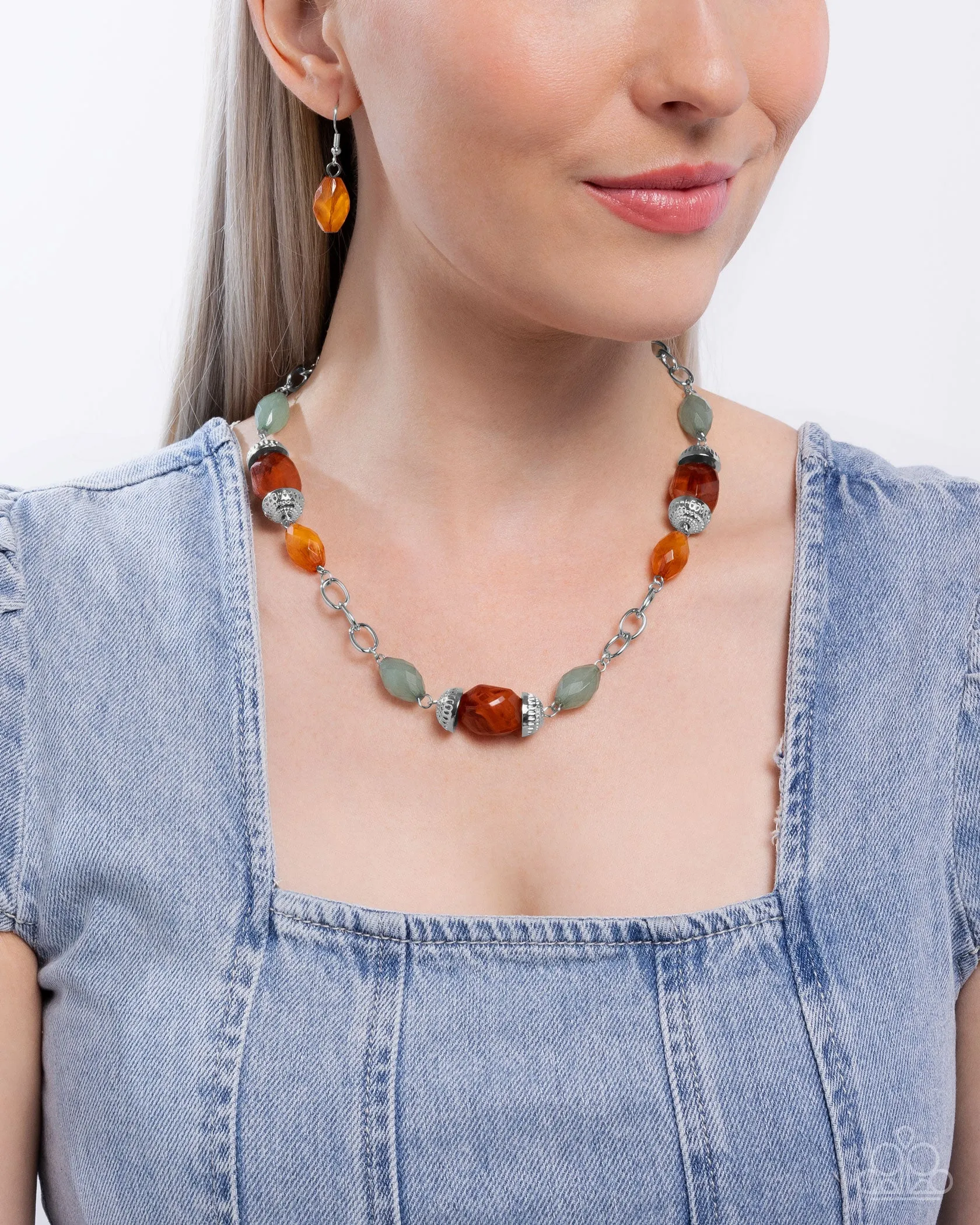 Necklaces Beauty Culture - Orange SET