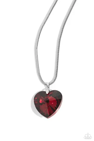 Parting is Such Sweet Sorrow - Red Necklace - Paparazzi Accessories