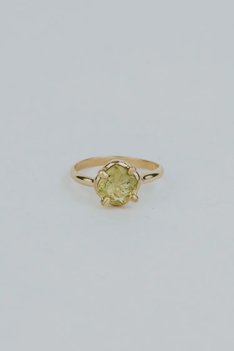 Prongset Gemstone Ring - Beryl