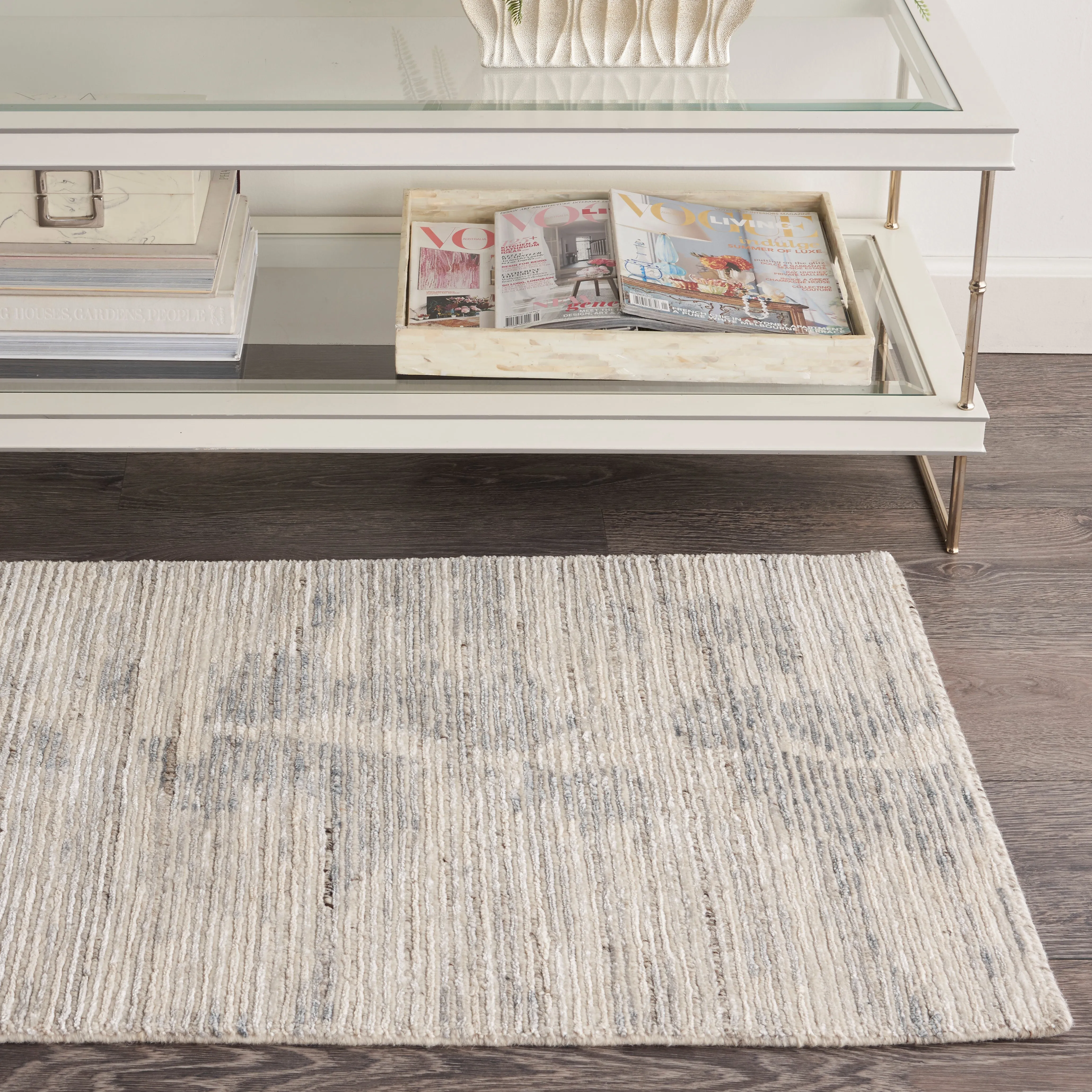 Ribbed Essentials Rug - Ivory