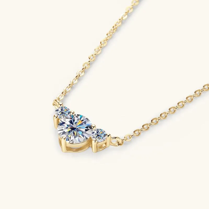 Romantic Smile Premium Moissanite Pendant Necklace