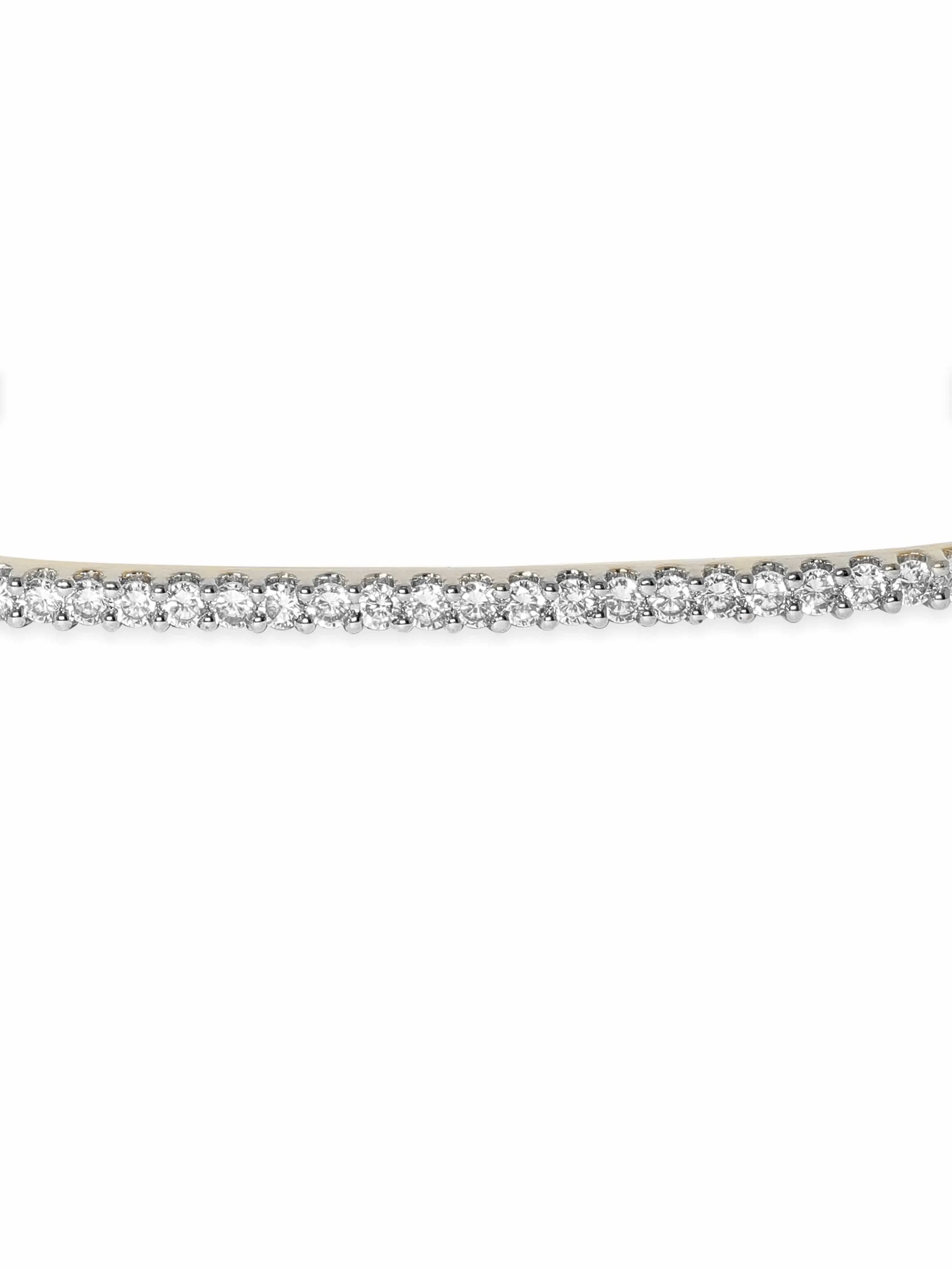 Rubans 22K Gold plated Zirconia studded dainty Classy Bracelet