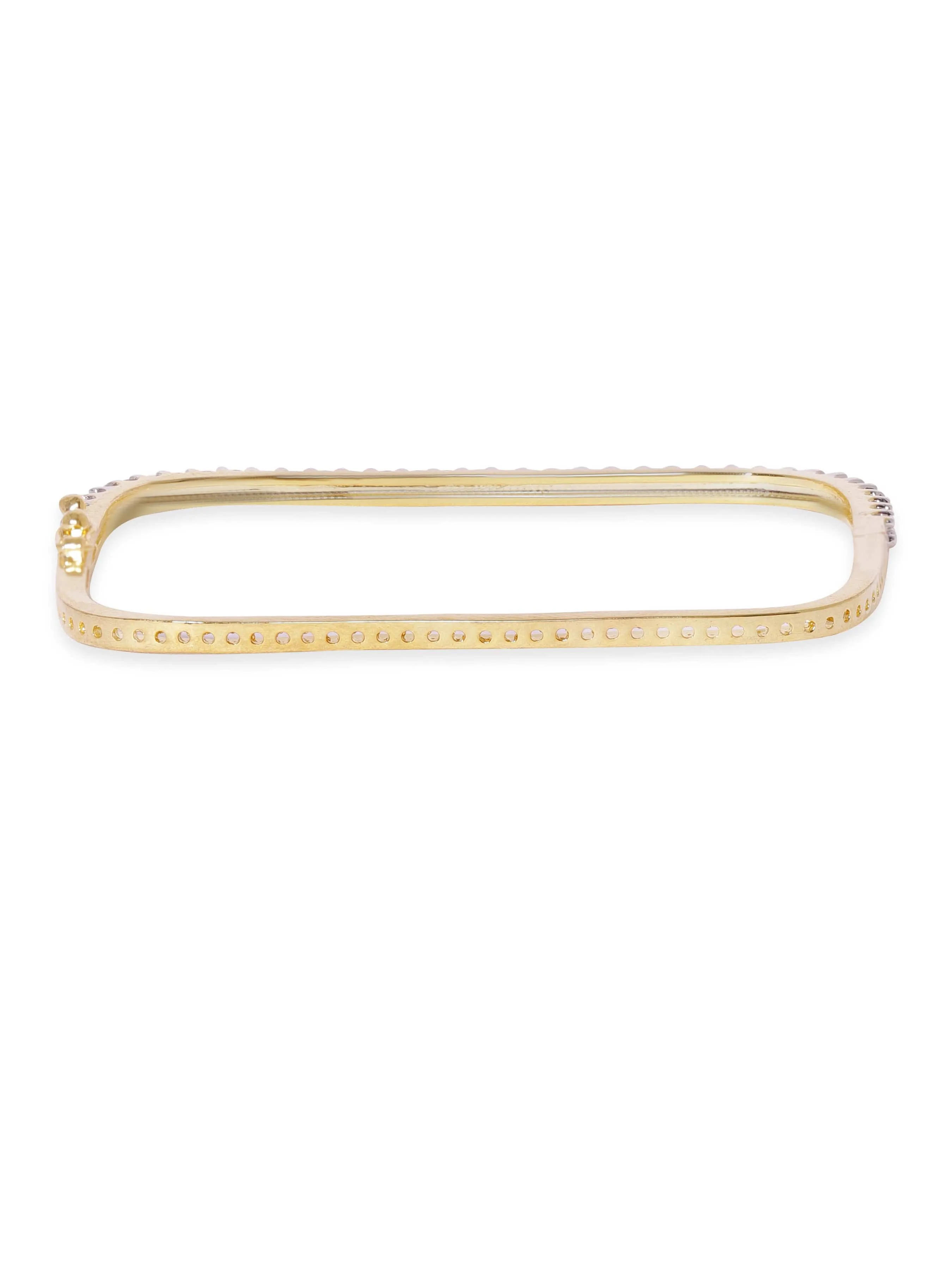 Rubans 22K Gold plated Zirconia studded dainty Classy Bracelet