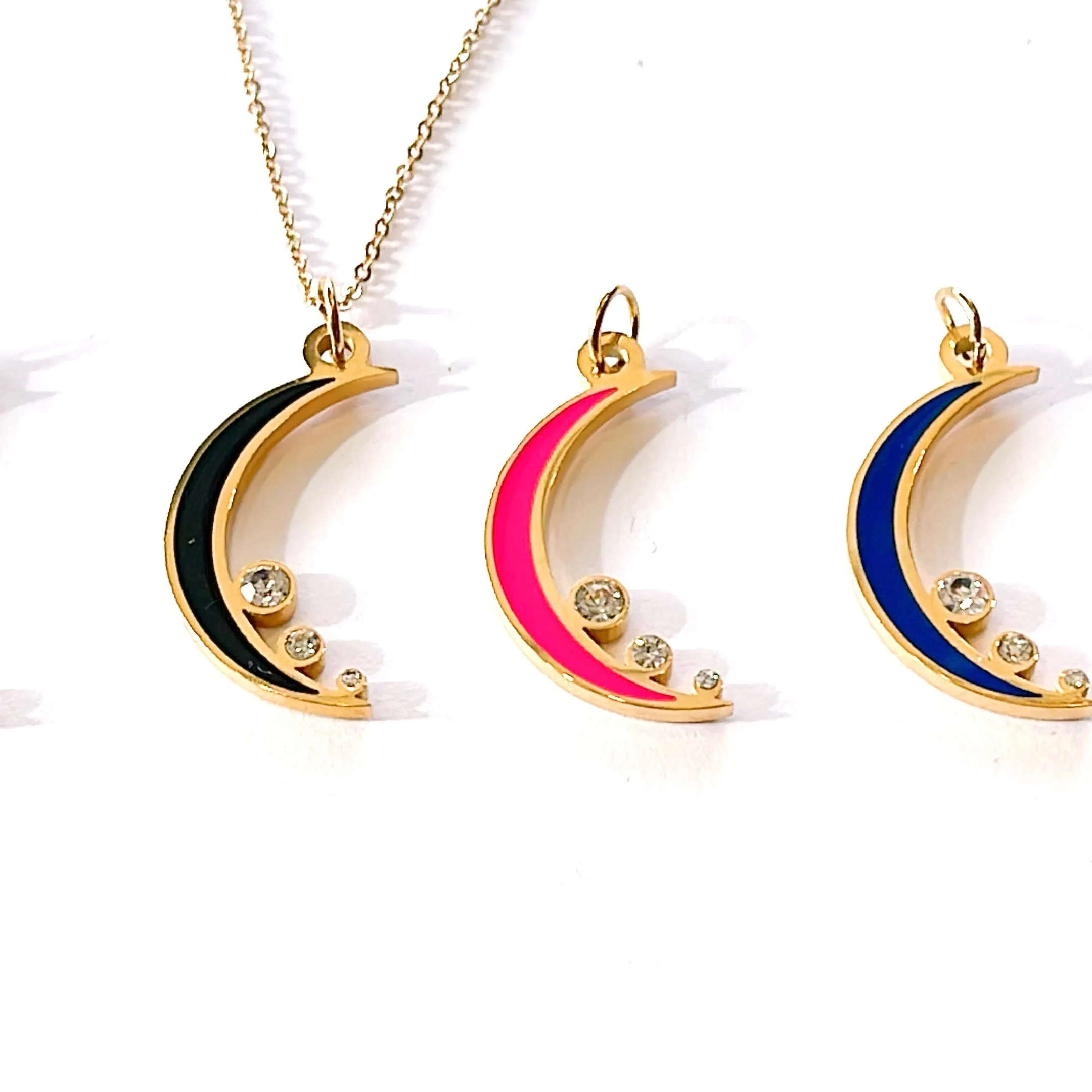 Single Crescent Necklace - Small