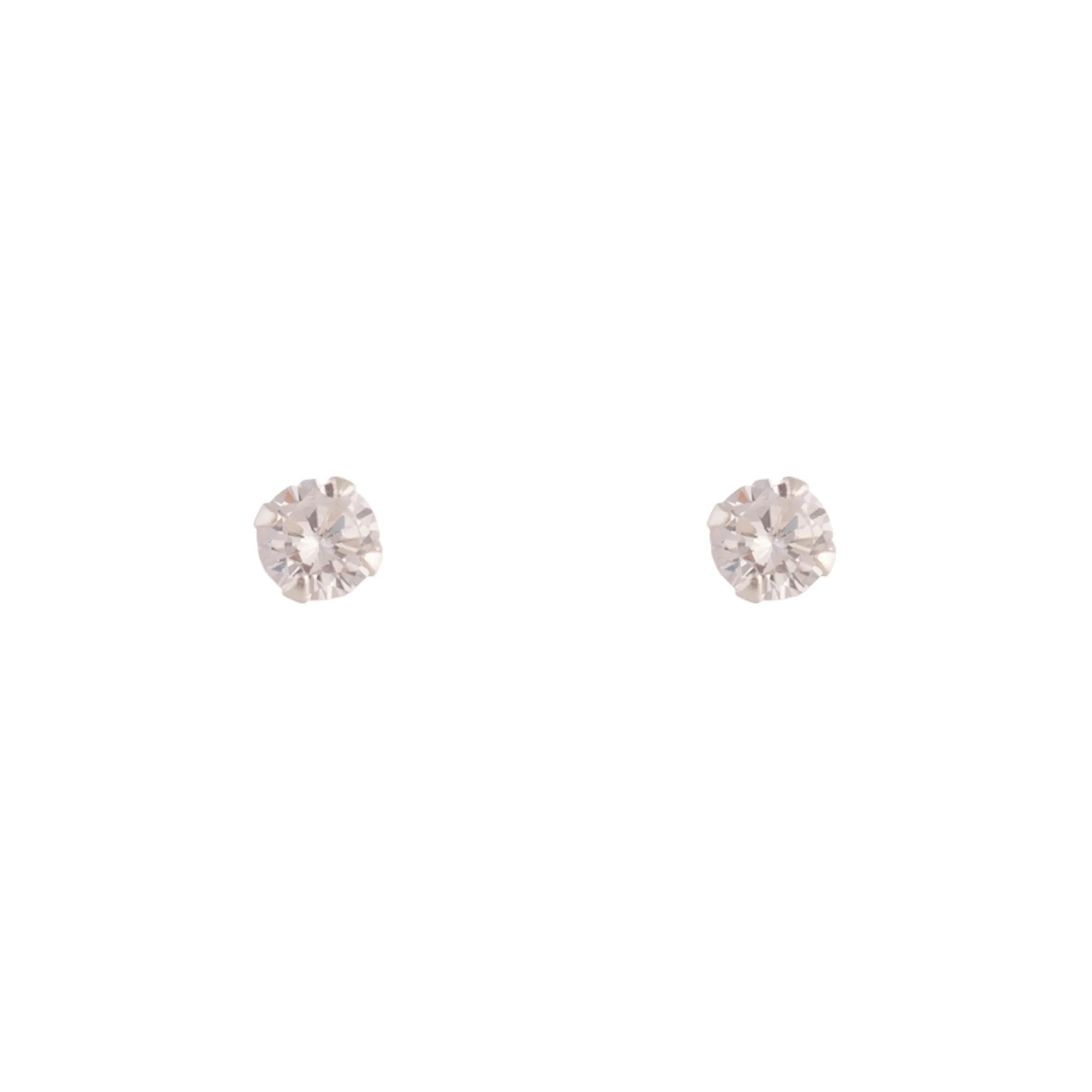 Sterling Silver Baby Carat Stud 2mm Earrings