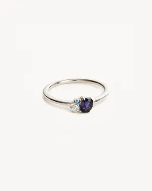 Sterling Silver Kindred Birthstone Ring - September