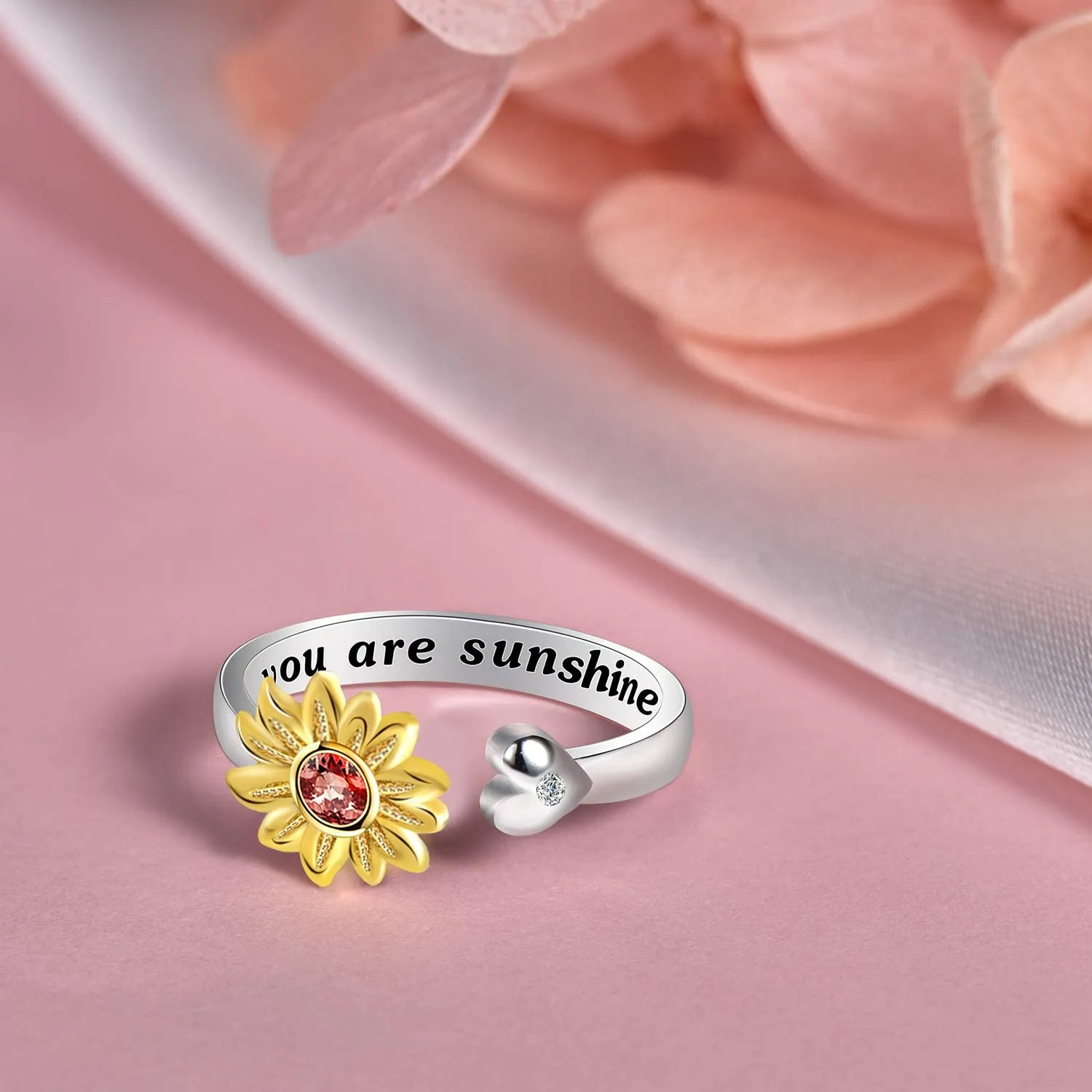 Sunflower Ring for Women