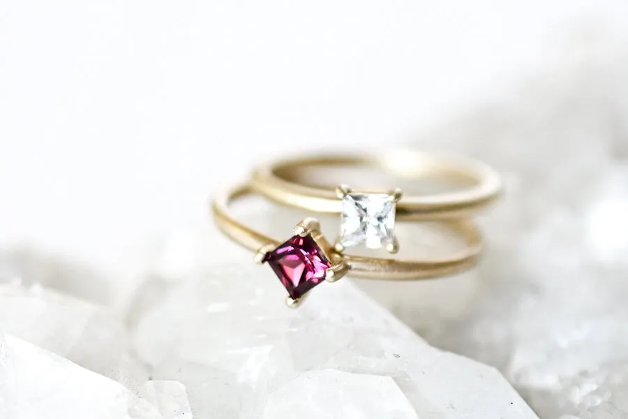 Tavi Garnet Ring