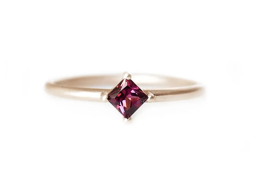 Tavi Garnet Ring