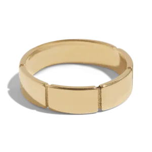 THE IMANI RING - Solid 14k yellow gold