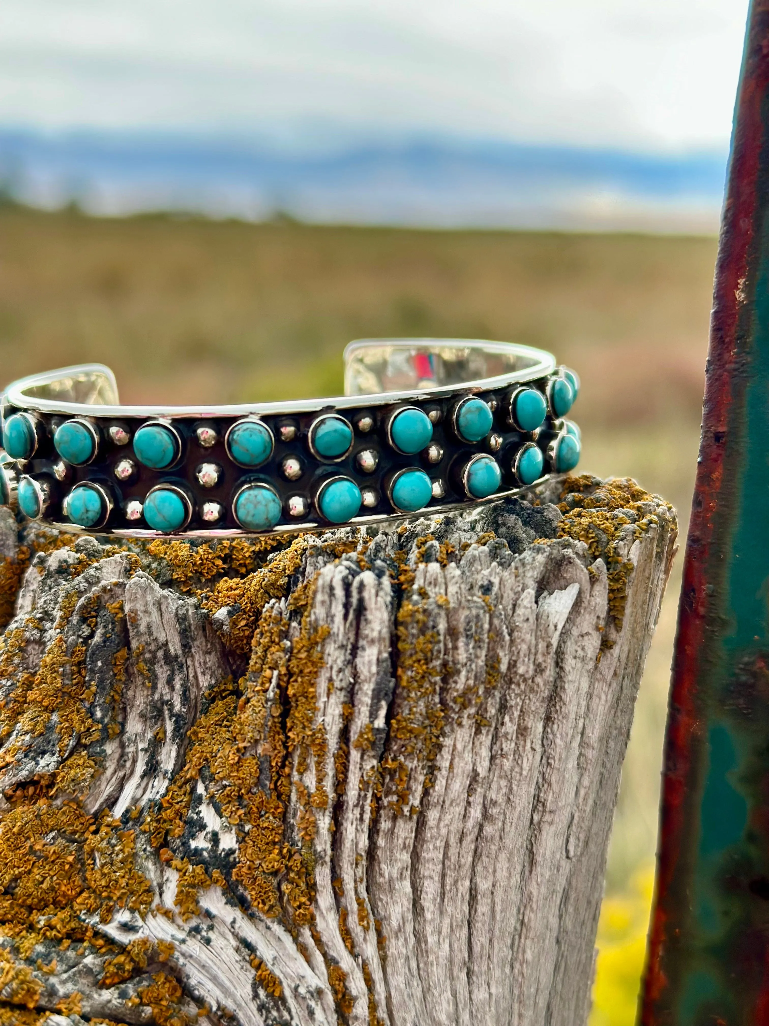 The RedRock Sterling Silver & Turquoise Southwest Cuff Bracelet